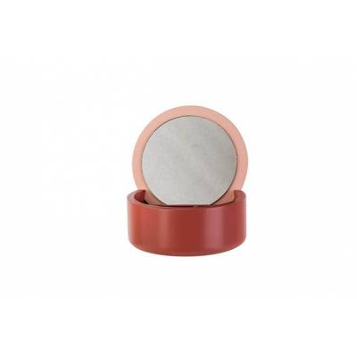 Juweeldoos Terrazzo Roze 13x13xh6cm Hout  
