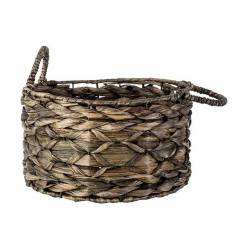 Cosy @ Home Panier Brun 28x28xh16cm Rond Seagrass  