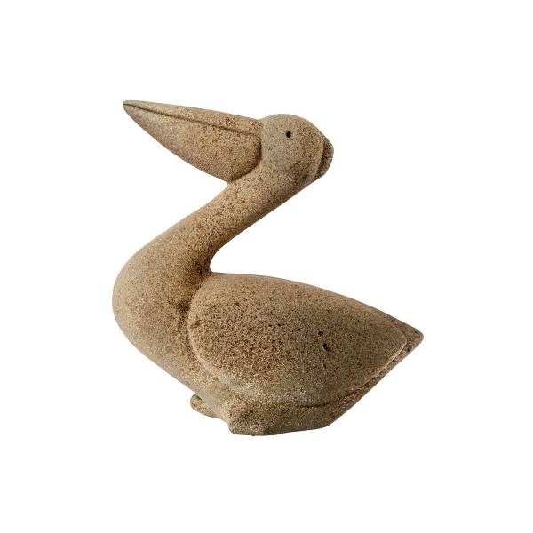 Pelican Bruin 23x23xh24cm Aardewerk  