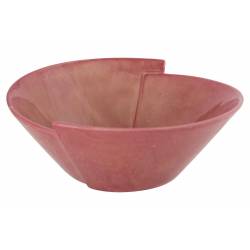 Cosy @ Home Bowl Reactive Glazing Roze 32x32xh14cm R Ond Aardewerk 