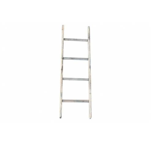 LADDER BLAUW 24X4,5XH80CM HOUT  Cosy @ Home