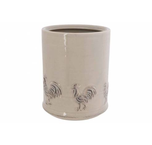 Boite Avec Couvercle Rooster Foodsafe Be Ige 16x16xh23cm Rond Gres  Cosy @ Home