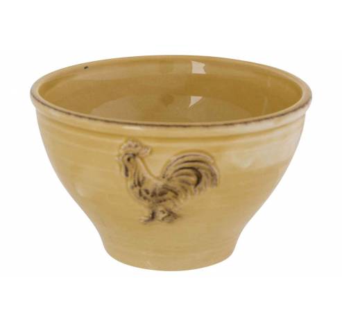 Bol Rooster Foodsafe Ocre 14x14xh8,5cm R Ond Gres  Cosy @ Home