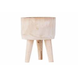 Cosy @ Home SCHAAL ON FOOT NATUUR 20X12XH25CM HOUT 