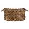 Mand Natuur 34x34xh18cm Rond Seagrass  