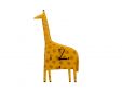 Uurwerk Giraffe Geel 17,8x4,1xh29,7cm Polyresin