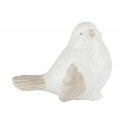 Oiseau Blanc 9.7x5.8xh7.2cm Gres   Cosy @ Home
