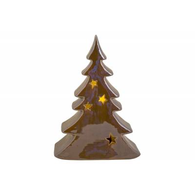 Kerstboom Lustre With Stars Incl 2 Button Bat Irise 16,6x7,7xh24cm 2xlr44  Cosy @ Home