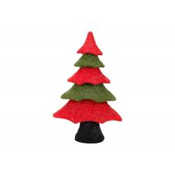 Cosy @ Home HOLIDAYS KERSTBOOM ROOD GROEN 35X15XH58C 