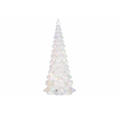 KERSTBOOM LED IRISE TRANSPARANT D8XH16CM  Cosy @ Home