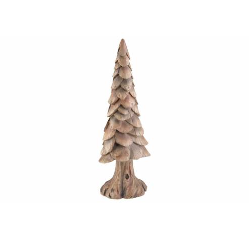 Kerstboom Bruin 24,1x15,6xh62cm Resin   Cosy @ Home