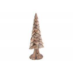 Cosy @ Home Kerstboom Bruin 19x14,8xh51cm Resin  