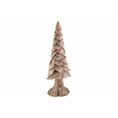 Kerstboom Bruin 19x14,8xh51cm Resin   Cosy @ Home