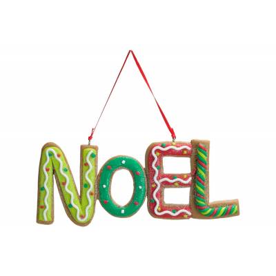 Cookies Hanger Noel Rood Groen 16x1xh6,5 Cm Kunststof  Cosy @ Home