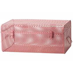 Cosy @ Home KOFFER PERFORATED OUD ROZE 46X29XH21CM M 