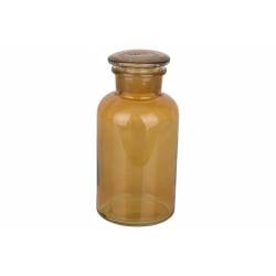 Fles Met Stop Deco Camel 10x10xh21,5cm G Las 1000ml 