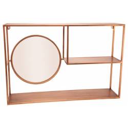 Cosy @ Home Rack Mirror Cuivre 75x18xh50cm Rectangle  Metal 