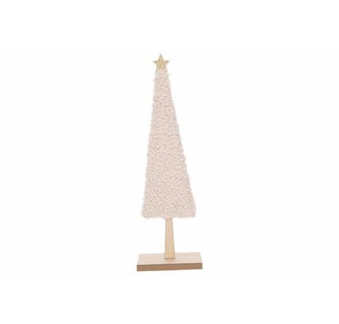 BOOM WOOL CREME 11X7XH36CM HOUT  Cosy @ Home