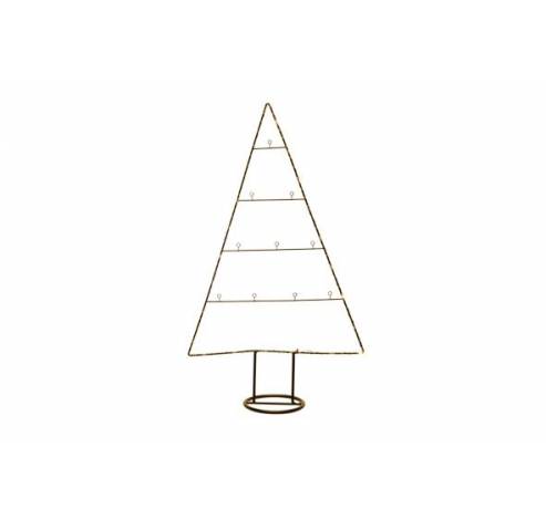 KERSTBOOM LED LIGHT ZWART 25X11XH45CM ME  Cosy @ Home