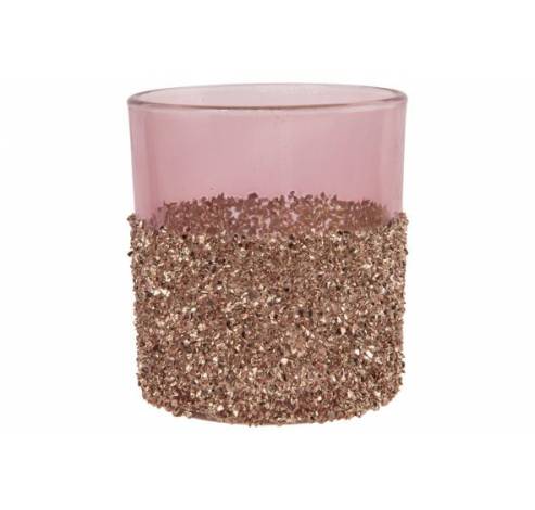 THEELICHTHOUDER CHAMPAIGN STONES ROZE 7X  Cosy @ Home