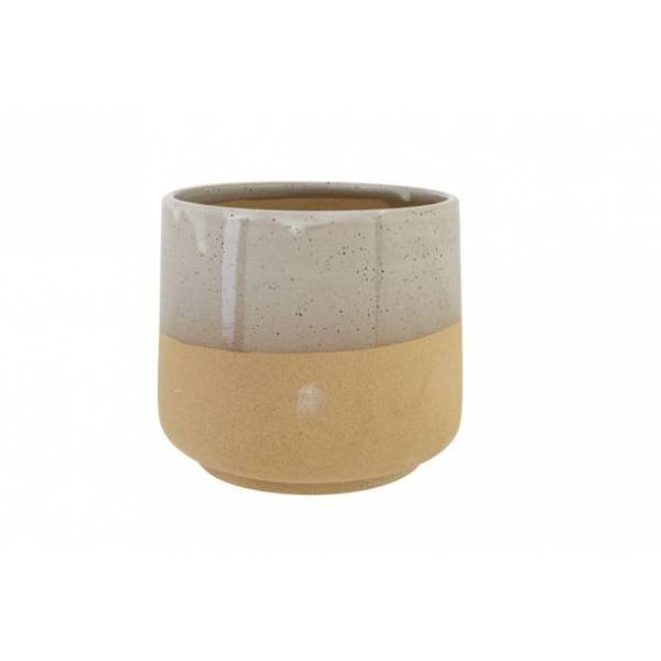 Bloempot Bottom Part Sanded Finish Greig E 15x15xh15cm Rond Aardewerk 