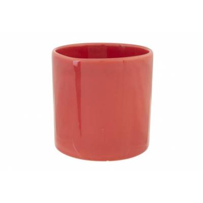 Bloempot Rood 10x10xh10cm Cilindrisch Aa Rdewerk  Cosy @ Home