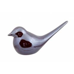 Vogel Verano Donkerrood 23,1x8,8xh10,8cm  Langwerpig Keramiek 
