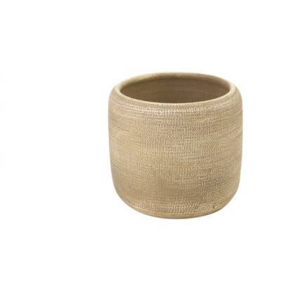 Cachepot Groves Sable 16x16xh14cm Gres   Cosy @ Home