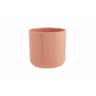 Cachepot Vieux Rose 10x10xh9,5cm Cylindr Ique Gres  Cosy @ Home