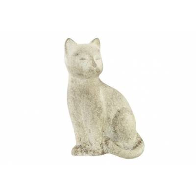 Chat Tail Sitting Grained Beige 15x15xh2 5cm Gres  Cosy @ Home