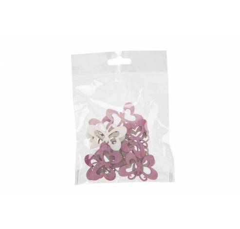 STROOIDECO SET24 BUTTERFLIES MIX ROZE 2X  Cosy @ Home