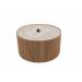 Cosy @ Home Doos Bruin 14,8x14,8xh8cm Rond Hout 