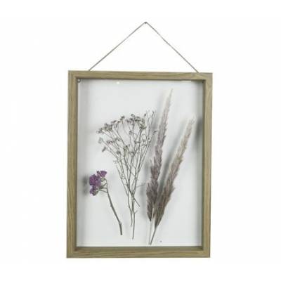 Kader Dried Flowers Natuur 30x2,5xh39,9c M Rechthoek Hout  Cosy @ Home