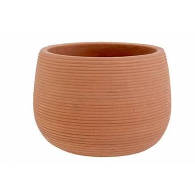 Cachepot Terracotta 17x17xh12cm Rond Cer Amique  Cosy @ Home