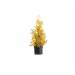 Cosy @ Home Kerstboom 15 Led Lights Glitter Goud 13x 13xh33cm Kunststof Excl 3 Aaa Batt