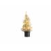 Kerstboom 15 Led Lights Glitter Champagn E 13x13xh33cm Kunststof Excl 3 Aaa Batt 