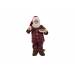 Santa In Pajamas Rood 20x14xh36cm Polyes Ter 