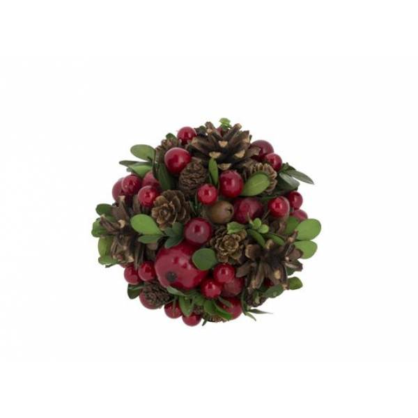 Hanger Bal Red Fruit Mix Groen D11cm Kun Ststof 