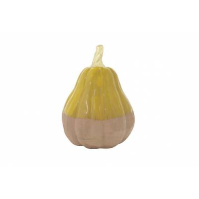 Citrouille Top Glazed Moutarde 13,4x13,4 Xh17,2cm Allonge Ceramique  Cosy @ Home