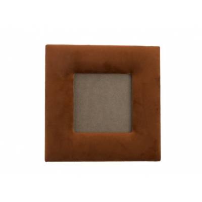 Fotokader Velours Cognac 17x2,5xh17cm Vi Erkant Hout  Cosy @ Home