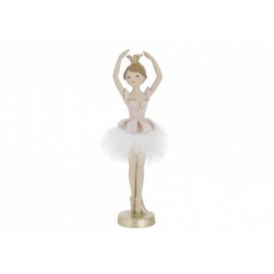 Danseur De Ballet Elouise Standing Rose Pale 7x7xh22cm Resine  Cosy @ Home