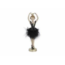 Balletdanser Elouise Standing Zwart 7x7x H22cm Resin 