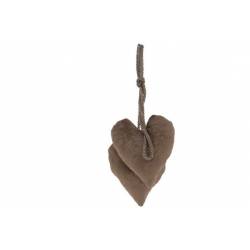 Hanger Hearts Velvet Cognac 9x100xh3cm T Extiel 