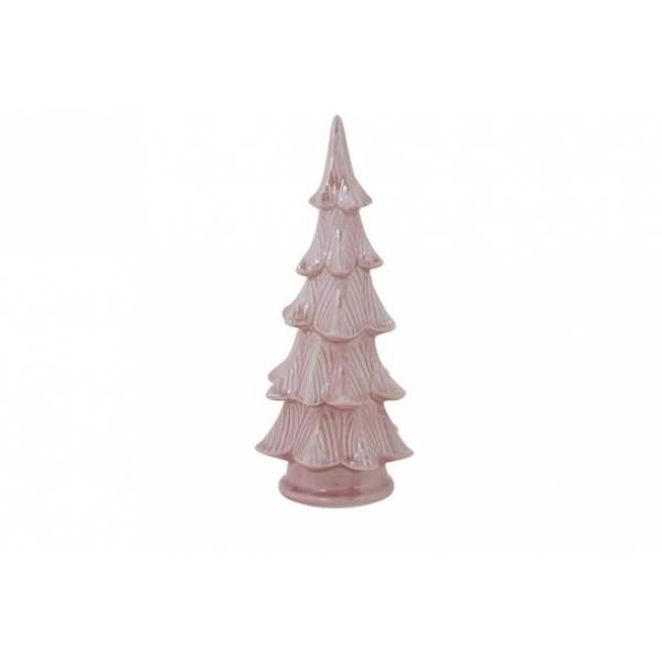 Kerstboom Elegant Roze 8,8x7,6xh20,1cm D Olomiet 