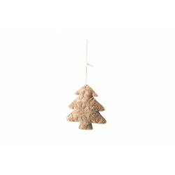 Cosy @ Home HANGER KERSTBOOM  LACE BRUIN 8X9XH2CM TE 