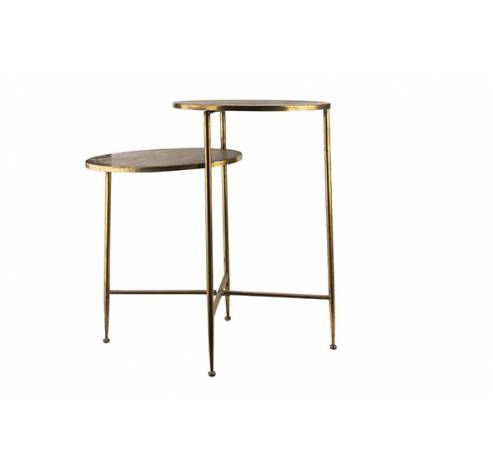 Table D'appoint Dore 79,5x50xh75cm Metal   Cosy @ Home