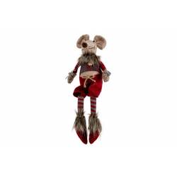 Figuur Mouse Boy Bordeaux 16x10xh45cm Te Xtiel 