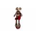 Figuur Mouse Boy Bordeaux 16x10xh45cm Te Xtiel 