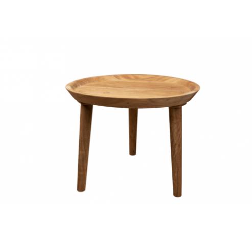 Table D'appoint Bowl Naturel 50x50xh40cm  Rond Acacia  Cosy @ Home