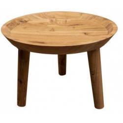 Cosy @ Home Table D'appoint Bowl Naturel 42x42xh29cm  Rond Acacia 